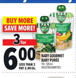 Metro BABY GOURMET BABY PURÉE offer