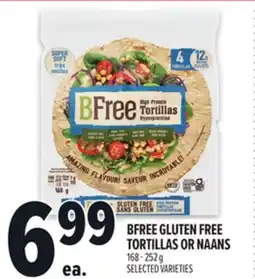 Metro BFREE GLUTEN FREE TORTILLAS OR NAANS offer