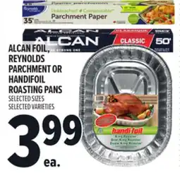 Metro ALCAN FOIL, REYNOLDS PARCHMENT OR HANDIFOIL ROASTING PANS offer