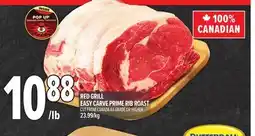 Metro RED GRILL EASY CARVE PRIME RIB ROAST offer
