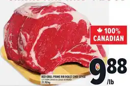 Metro RED GRILL PRIME RIB ROAST offer
