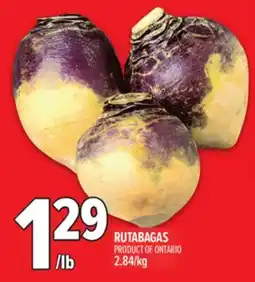 Metro RUTABAGAS offer