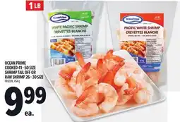 Metro OCEAN PRIME COOKED 41-50 SIZE SHRIMP TAIL OFF OR RAW SHRIMP 26-30 SIZE offer