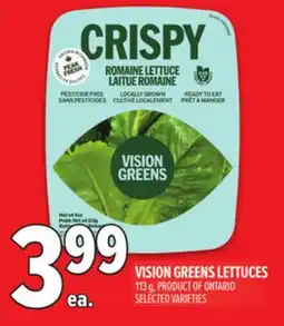 Metro VISION GREENS LETTUCES offer