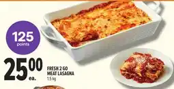 Metro FRESH 2 GO MEAT LASAGNA offer
