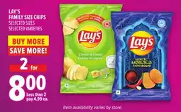 Metro LAY'S FAMILY SIZE CHIPS offer