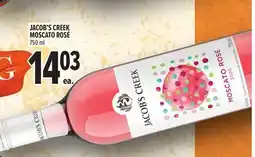 Metro JACOB'S CREEK MOSCATO ROSÉ offer