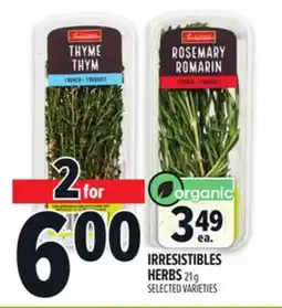 Metro IRRESISTIBLES HERBS offer