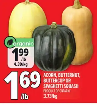 Metro ACORN, BUTTERNUT, BUTTERCUP OR SPAGHETTI SQUASH offer