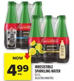 Metro IRRESISTIBLE SPARKLING WATER offer