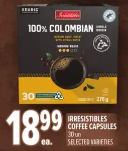 Metro IRRESISTIBLES COFFEE CAPSULES offer