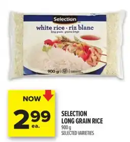 Metro SELECTION LONG GRAIN RICE offer
