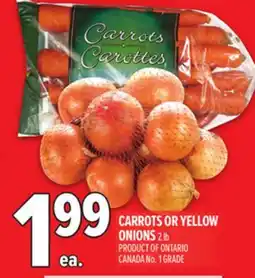 Metro CARROTS OR YELLOW ONIONS offer