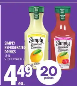 Metro SIMPLY REFRIGERATED DRINKS offer