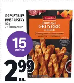 Metro IRRESISTIBLES TWIST PASTRY offer