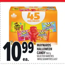 Metro MAYNARDS HALLOWEEN CANDY offer