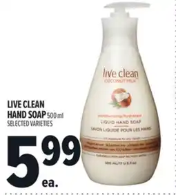 Metro LIVE CLEAN HAND SOAP offer