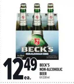 Metro BECK'S NON-ALCOHOLIC BEER offer