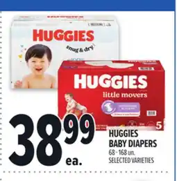 Metro HUGGIES BABY DIAPERS offer