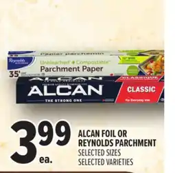 Metro ALCAN FOIL OR REYNOLDS PARCHMENT offer