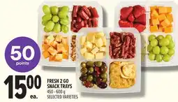 Metro FRESH 2 GO SNACK TRAYS offer
