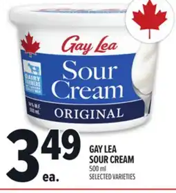 Metro GAY LEA SOUR CREAM offer