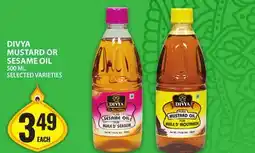 Food Basics DIVYA MUSTARD OR SESAME OIL offer