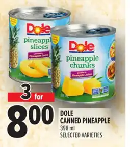 Metro DOLE CANNED PINEAPPLE offer