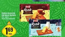 Food Basics PARLE ELAICHI OR MILK RUSKS offer