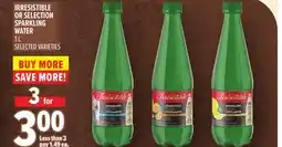 Metro IRRESISTIBLE OR SELECTION SPARKLING WATER offer