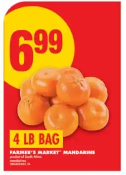 No Frills FARMER'S MARKET MANDARINS, 4 LB BAG offer