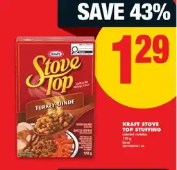 No Frills KRAFT STOVE TOP STUFFING, 120 g offer