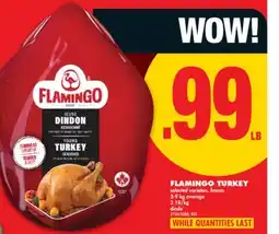 No Frills FLAMINGO TURKEY offer