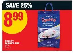No Frills QUALITY BASMATI RICE, 3.63 kg offer
