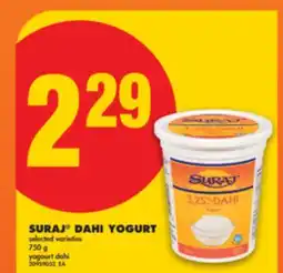 No Frills SURAJ DAHI YOGURT, 750 g offer