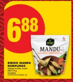 No Frills BIBIGO MANDU DUMPLINGS, 680/710 g offer