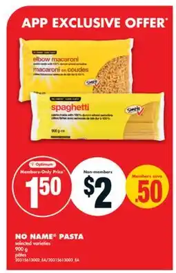 No Frills NO NAME PASTA, 900 g offer