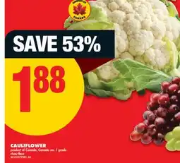 No Frills CAULIFLOWER offer