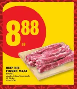 No Frills BEEF RIB FINGER MEAT offer