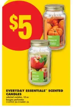 No Frills EVERYDAY ESSENTIALS SCENTED CANDLES, 18 oz offer