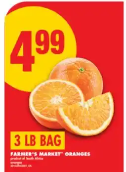No Frills FARMER'S MARKET ORANGES, 3 LB BAG offer