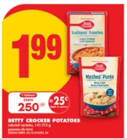 No Frills BETTY CROCKER POTATOES, 141-215 g offer