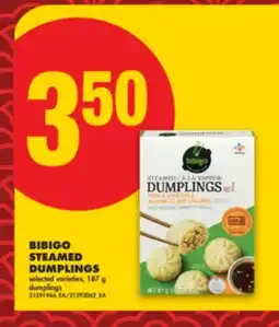 No Frills BIBIGO STEAMED DUMPLINGS, 187 g offer