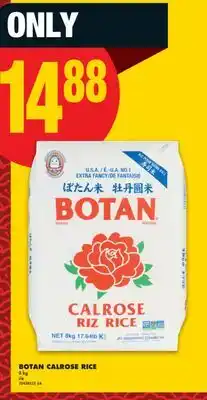 No Frills BOTAN CALROSE RICE, 8 kg offer