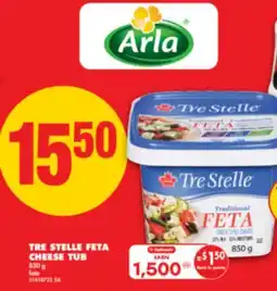 No Frills TRE STELLE FETA CHEESE TUB, 850 g offer