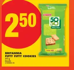 No Frills BRITANNIA FIFTY FIFTY COOKIES 372 g offer