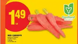 No Frills RED CARROTS offer