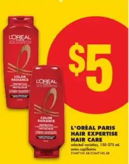 No Frills L'ORÉAL PARIS HAIR EXPERTISE HAIR CARE, 150-375 mL offer