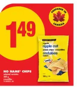 No Frills NO NAME CHIPS, 200 g offer