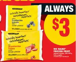 No Frills NO NAME FROZEN FRUIT, 300/400 g offer